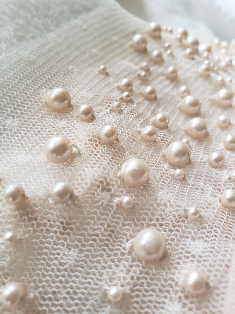 Kimchi Blue Faux Pearl Embellished Mini Skirt Size Small